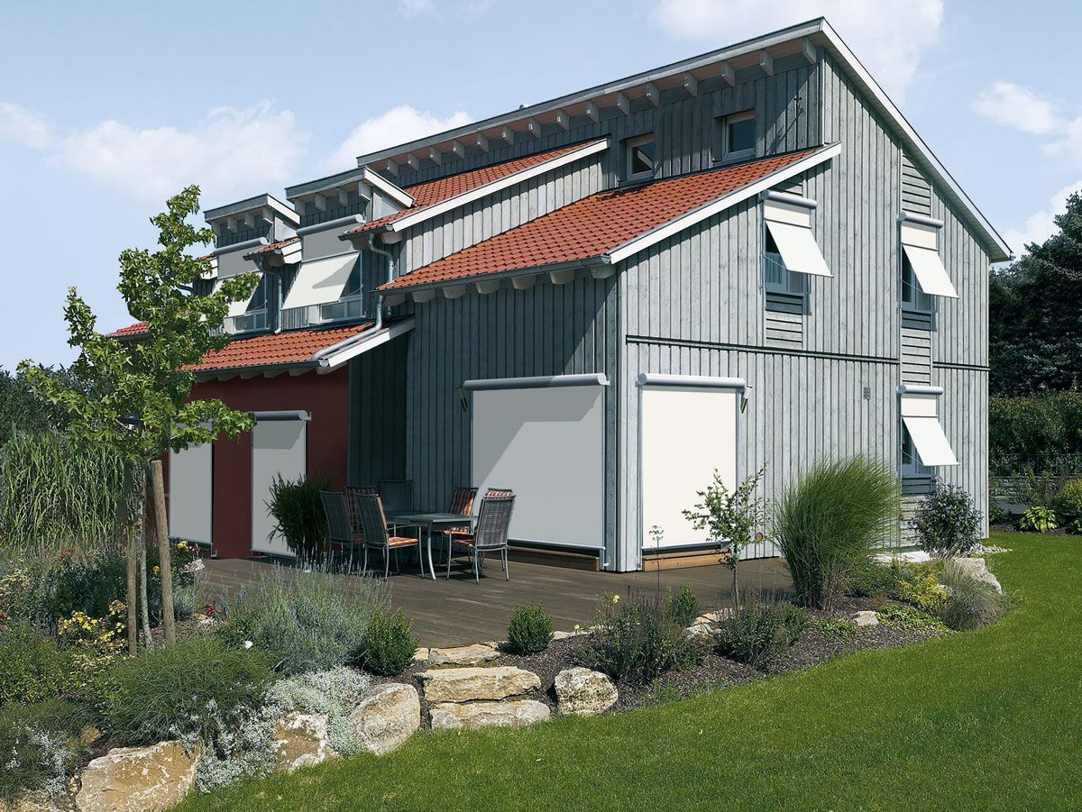 markise windwiderstandsklasse 3 Elektrische Vollkassettenmarkise Anthrazit 4x3m LED & Motor